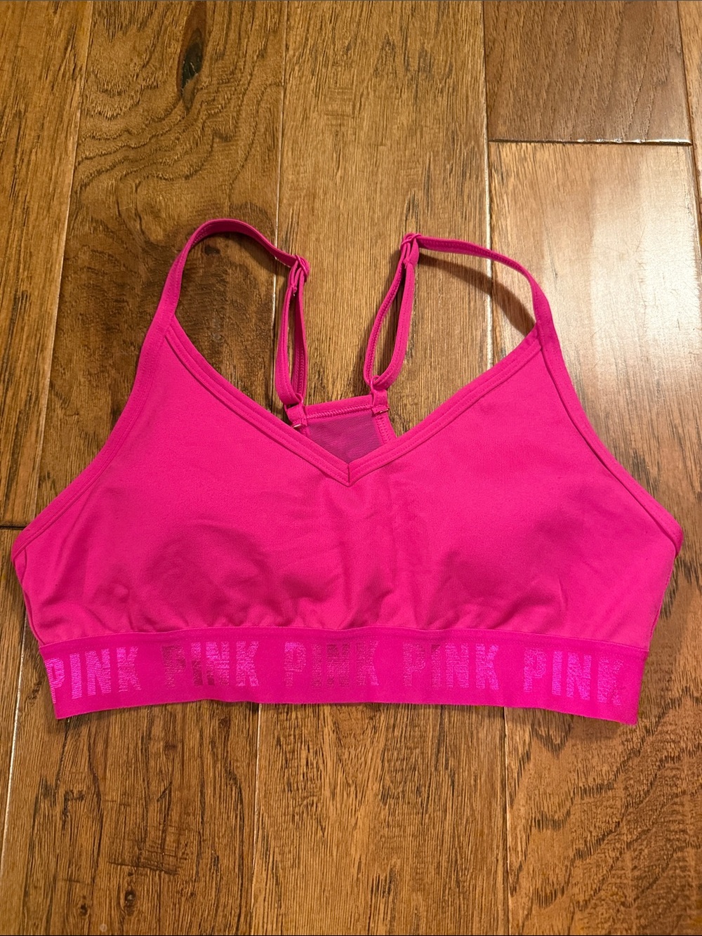 PINK by Victoria’s Secret Active Sports Bra | Hot Pink | Small